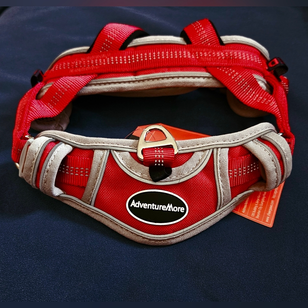 Dog Halter Harness, New, Chest 16-18", Neck 10-11", Durable, Easy On/Off